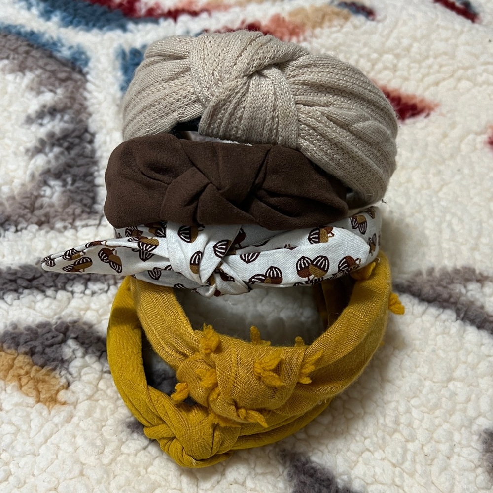 Five Headbands Fall Colors Universal Thread SHEIN - Picture 2 of 5